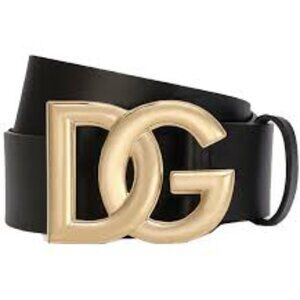 Dolce&Gabbana DG Logo NWT Leather Belt